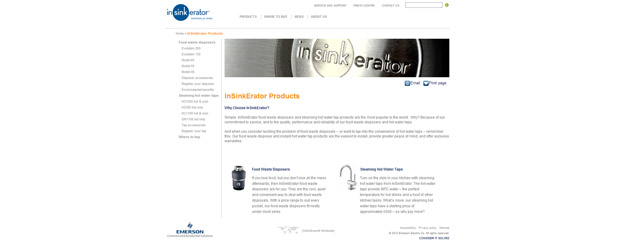 InSinkErator launches new website
