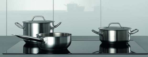 COMPLIMENTARY PANS WITH ATAG INDUCTION HOBS