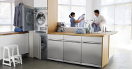 Maytag’s integrated laundry is the perfect and stylish fit